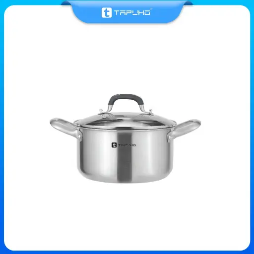 [TP3739] Nồi Inox Cao cấp 3 lớp liền khối TAPUHO TP3739